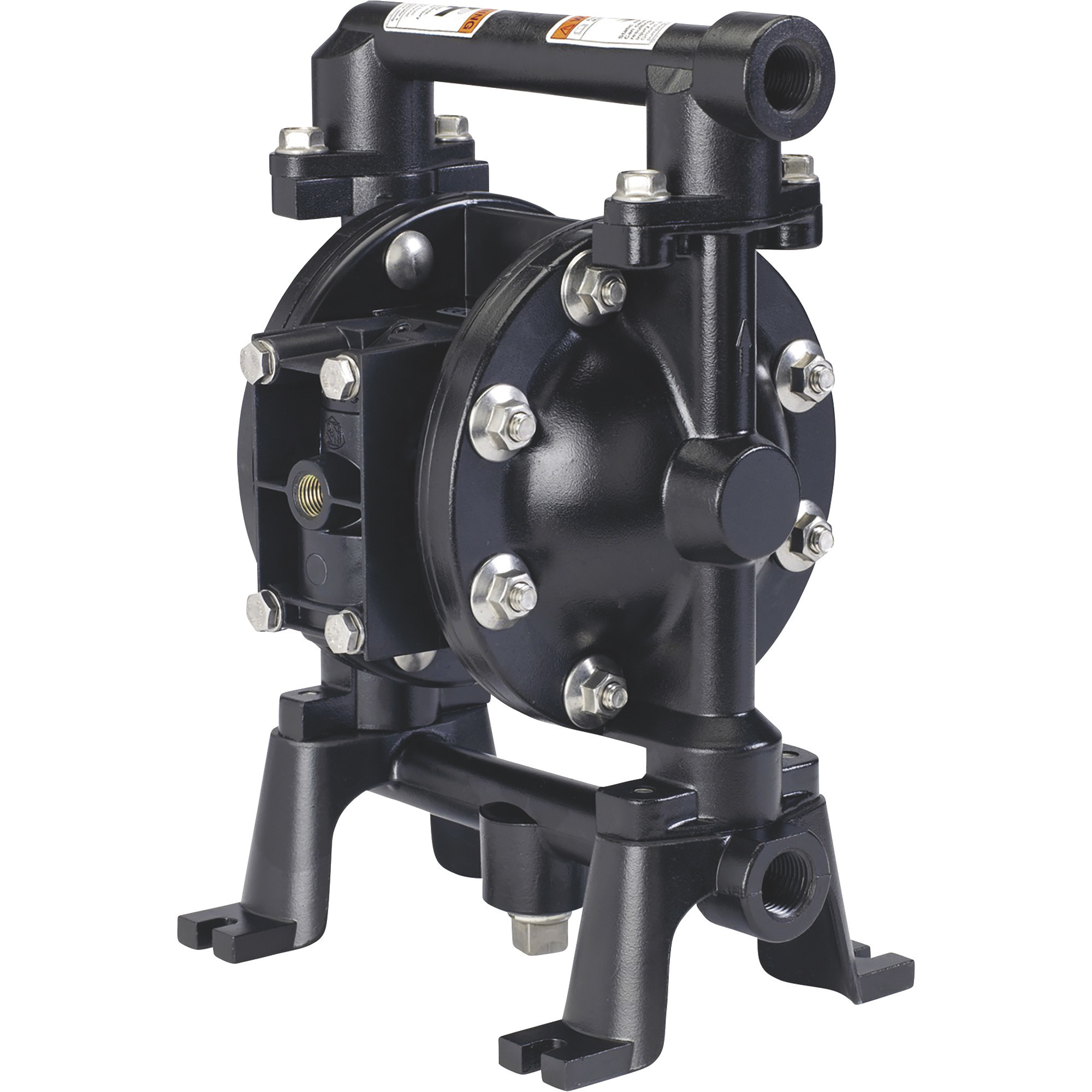 ARO Air-Operated Double Diaphragm Fuel Transfer Pump, 1/2in. Ports, 12 GPM, Aluminum/Viton, Model# 670042